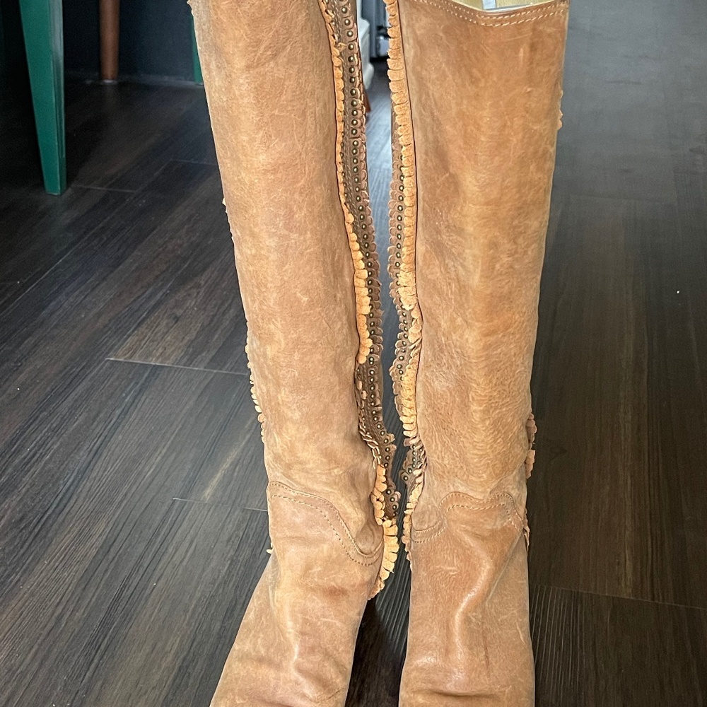 Frye Boots with beautiful detail